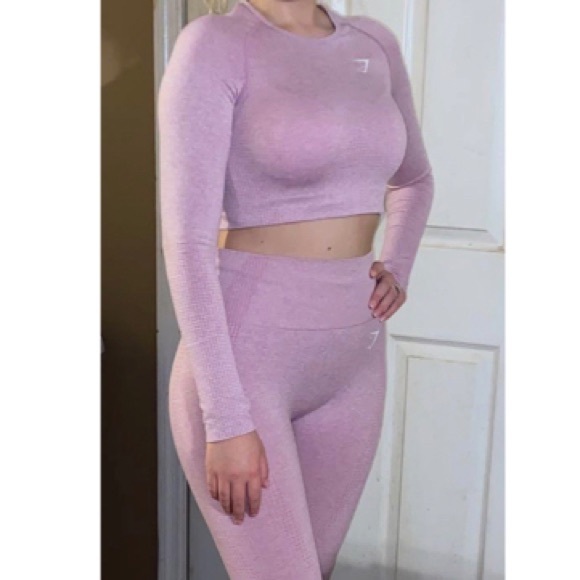 GymShark Vital Seamless Legging & Top Set - Picture 1 of 5